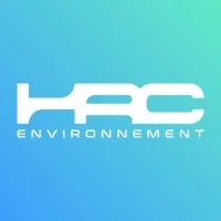 Voici le logo de la marque HRC ENVIRONNEMENT qui représente son identité graphique.