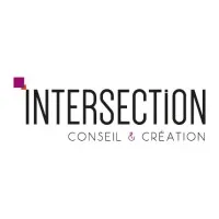 Voici le logo de la marque INTERSECTION CONSEIL & CREATION. qui représente son identité graphique.