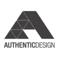 Voici le logo de la marque AUTHENTIC DESIGN qui représente son identité graphique.