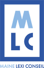 Voici le logo de la marque MAINE LEXI  CONSEIL (MAINE LEXI CONSEIL) qui représente son identité graphique.