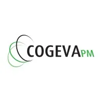 Voici le logo de la marque COGEVA PM qui représente son identité graphique.