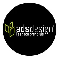Voici le logo de la marque ADS DESIGN qui représente son identité graphique.