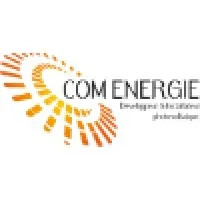 Voici le logo de la marque COM ENERGIE qui représente son identité graphique.