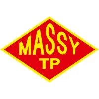Voici le logo de la marque MASSY TP qui représente son identité graphique.