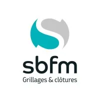 Voici le logo de la marque SOC BORDELAISE FABRICATIONS METALLIQUES (SBFM) qui représente son identité graphique.