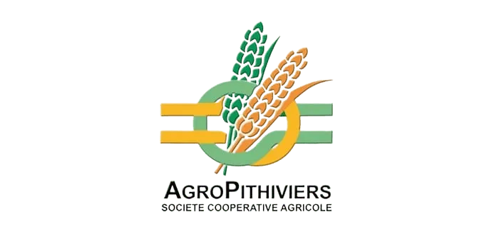 Voici le logo de la marque AGROPITHIVIERS qui représente son identité graphique.