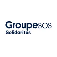 Voici le logo de la marque GROUPE SOS SENIORS qui représente son identité graphique.