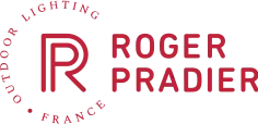 Voici le logo de la marque ECLAIRAGE ROGER PRADIER qui représente son identité graphique.