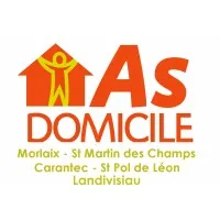 Voici le logo de la marque AS DOMICILE qui représente son identité graphique.