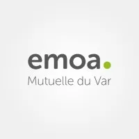 Voici le logo de la marque EMOA MUTUELLE DU VAR (MDV) qui représente son identité graphique.