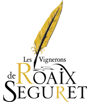 Voici le logo de la marque VIGNERONS DE ROAIX SEGURET qui représente son identité graphique.