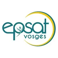 Voici le logo de la marque ENSEMBLE POUR LA PREVENTION ET LA SANTE AU TRAVAIL DANS LES VOSGES (EPSAT VOSGES) qui représente son identité graphique.