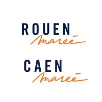 Voici le logo de la marque ROUEN MAREE qui représente son identité graphique.