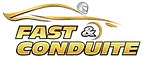 Voici le logo de la marque AUTO ECOLE FAST & CONDUITE qui représente son identité graphique.