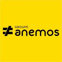 Voici le logo de la marque GROUPE ANEMOS qui représente son identité graphique.