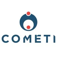 Voici le logo de la marque COMETI SERVICES qui représente son identité graphique.