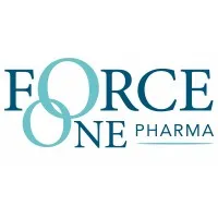 Voici le logo de la marque FORCE ONE PHARMA qui représente son identité graphique.