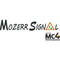 Voici le logo de la marque MOZERR SIGNAL qui représente son identité graphique.