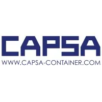 Voici le logo de la marque CAPSA CONTAINER qui représente son identité graphique.