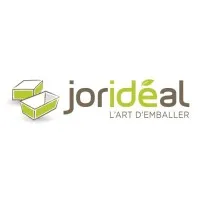 Voici le logo de la marque JORIDEAL qui représente son identité graphique.