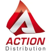 Voici le logo de la marque ACTION DISTRIBUTION qui représente son identité graphique.