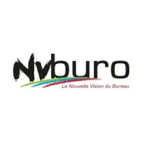 Voici le logo de la marque NVBURO qui représente son identité graphique.