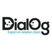 Voici le logo de la marque DIALOG qui représente son identité graphique.