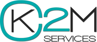 Voici le logo de la marque CK2M SERVICES qui représente son identité graphique.