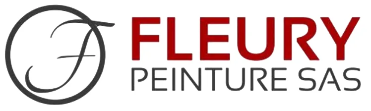 Voici le logo de la marque FLEURY PEINTURE SAS qui représente son identité graphique.
