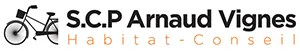 SYNERGIE CREATION PATRIMOINE ARNAUD VIGNES HABITAT CONSEIL logo