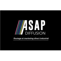 Voici le logo de la marque ASAP DIFFUSION qui représente son identité graphique.