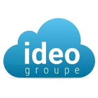 Voici le logo de la marque IDEO GROUPE qui représente son identité graphique.