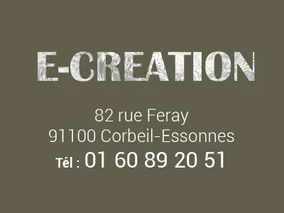 E CREATION logo