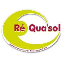 Voici le logo de la marque ENSEMBLE POUR UNE REGIE DE QUARTIERS SOLIDAIRE (EREQUA'SOL) qui représente son identité graphique.