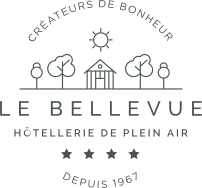 Voici le logo de la marque CAMPING PARC BELLEVUE qui représente son identité graphique.