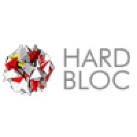Voici le logo de la marque HARD BLOCK CAFE qui représente son identité graphique.