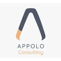 Voici le logo de la marque APPOLOCORP qui représente son identité graphique.