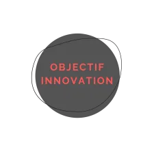 Voici le logo de la marque OBJECTIF INNOVATION qui représente son identité graphique.