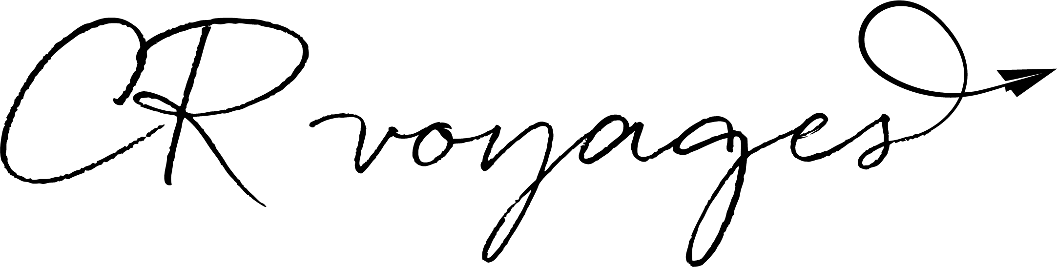 Voici le logo de la marque CR VOYAGES qui représente son identité graphique.