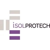 Voici le logo de la marque ISOLPROTECH qui représente son identité graphique.