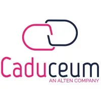 Voici le logo de la marque CADUCEUM qui représente son identité graphique.