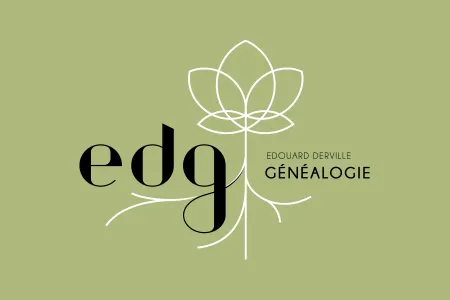 EDOUARD DERVILLE GENEALOGIE logo