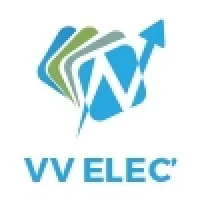 Voici le logo de la marque VV ELEC' qui représente son identité graphique.