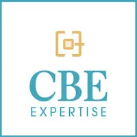Voici le logo de la marque CBE EXPERTISE qui représente son identité graphique.