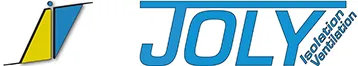 Voici le logo de la marque JOLY ISOLATION-VENTILATION qui représente son identité graphique.