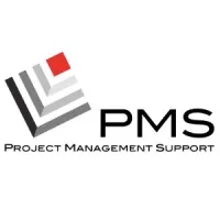 Voici le logo de la marque PROJECT MANAGEMENT SUPPORT qui représente son identité graphique.