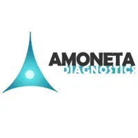 Voici le logo de la marque AMONETA DIAGNOSTICS qui représente son identité graphique.