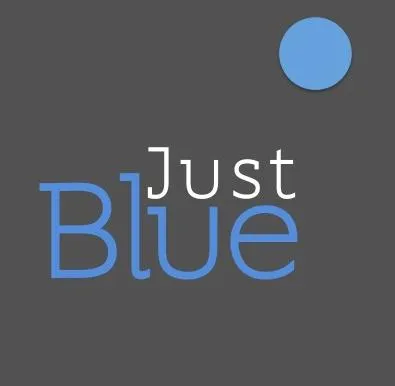 JUST BLUE logo
