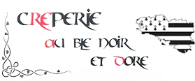 CREPERIE AU BLE NOIR ET DORE logo