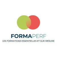 Voici le logo de la marque FORMAPERF qui représente son identité graphique.